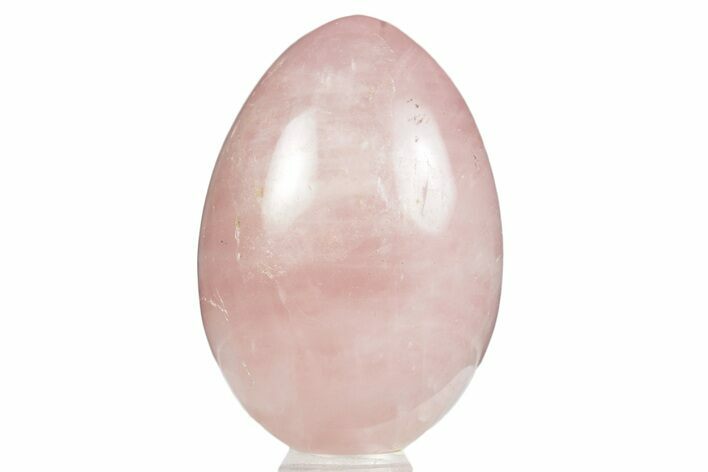 Polished Rose Quartz Egg - South Dakota #356252